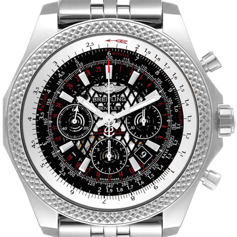 Breitling 49mm Bentley B06 Black Honeycomb Chronograph 